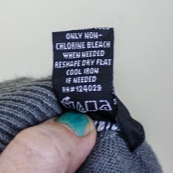 LouLou Long Gray Sweater Ruched Asymmetric… - Picture 4 of 4